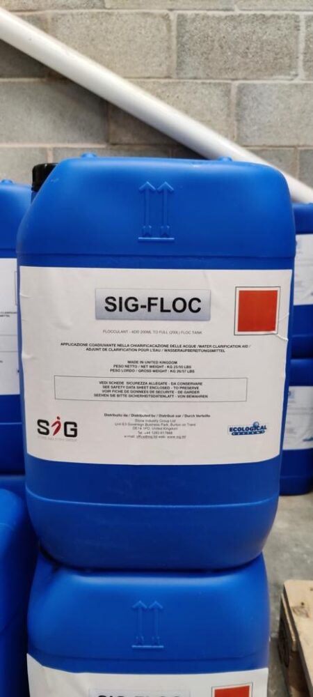 Flocculant- SIG-FLOC 5gal / 25kg
