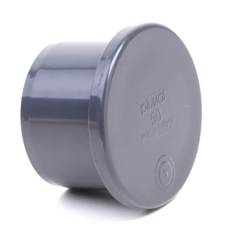 PVCu 2'' Male End Cap Plain Metric Fitting